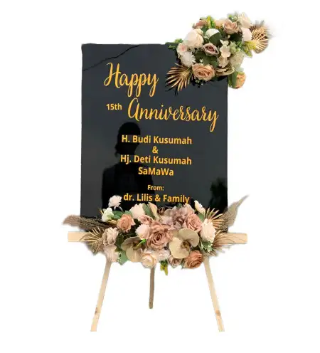 Papan Bunga Akrilik Tegaltirto